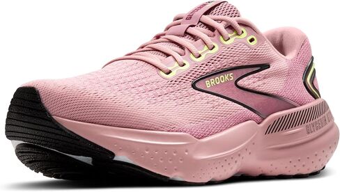 Brooks Women’s Glycerin GTS 21 Supportive Running Shoe - Cloud/Black/Pink - 11 Medium in Saudi Arabia
