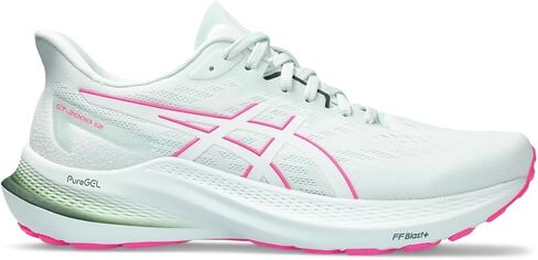 ASICS Women's GT-2000 12 Trail Running Shoes, 10.5, NATURE BATHING/LIME GREEN in Saudi Arabia