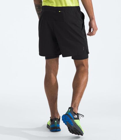 THE NORTH FACE Men's Sunriser 2-in-1 Short 6", Shady Blue, Large Regular in Saudi Arabia