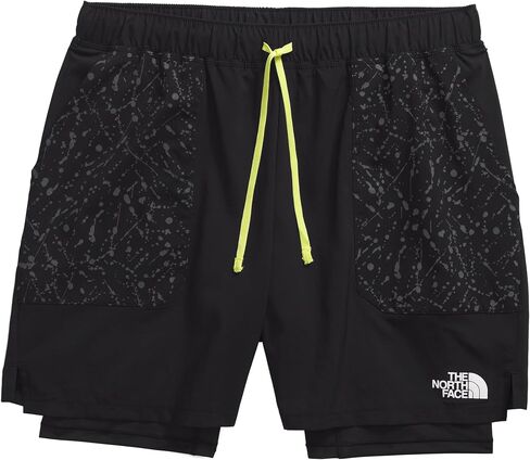 THE NORTH FACE Men's Sunriser 2-in-1 Short 6", Shady Blue, Large Regular in Saudi Arabia