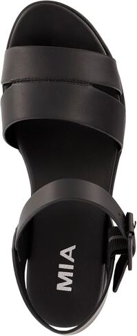 MIA Shoes Maya Women's Vegan Leather Platform Flatform Sandals in Saudi Arabia