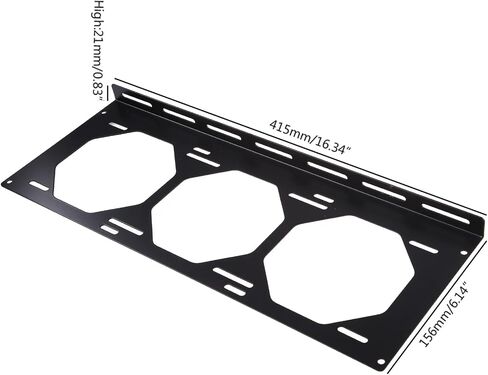 Fan Bracket Radiator Mounting Bracket Water for 12/14CM Fan Holder External Computer for Case Heatsink Gadget Acc Color 7 in Saudi Arabia