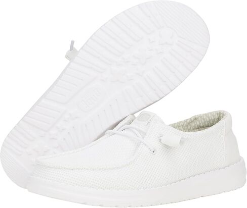 Hey Dude Wendy Stretch Sox White Size 9, Women’s Shoes, Women’s Slip-on Loafers, Comfortable & Light-Weight in Saudi Arabia