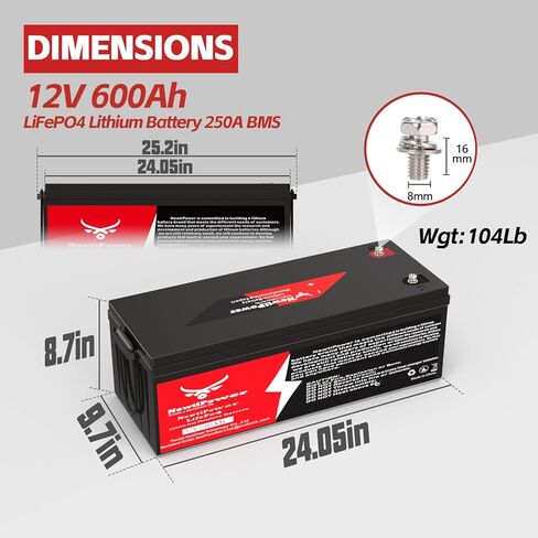 12V 300Ah Small LiFePO4 Lithium Battery with APP, 200A BMS,10000+ Deep Cycle Lithium Iron Phosphate Battery Great for Winter Power Shortage, RV, Marine and Off Grid Applications in Kuwait