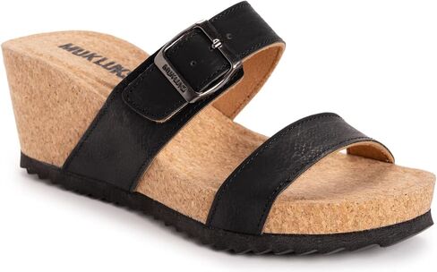 MUK LUKS Women's Winona Wedge Sandal in Saudi Arabia