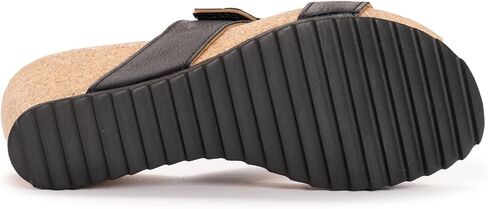 MUK LUKS Women's Winona Wedge Sandal in Saudi Arabia