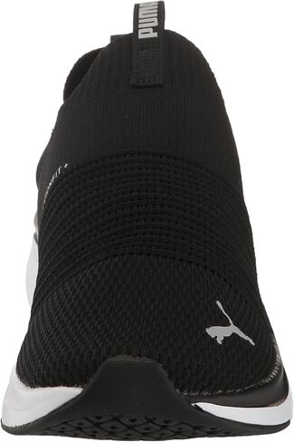 حذاء رياضي نسائي من PUMA Softride Pro Echo سهل الارتداء، أسود-رمادي ضبابي أبيض، 5.5 in Saudi Arabia