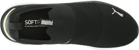 حذاء رياضي نسائي من PUMA Softride Pro Echo سهل الارتداء، أسود-رمادي ضبابي أبيض، 5.5 in Saudi Arabia