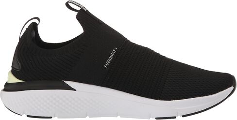 حذاء رياضي نسائي من PUMA Softride Pro Echo سهل الارتداء، أسود-رمادي ضبابي أبيض، 5.5 in Saudi Arabia