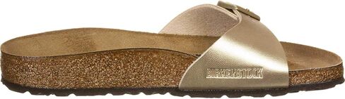 Birkenstock Women's Mules Madrid Birko-Flor Gold Sandal, 8 in Saudi Arabia