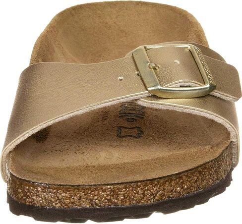 Birkenstock Women's Mules Madrid Birko-Flor Gold Sandal, 8 in Saudi Arabia