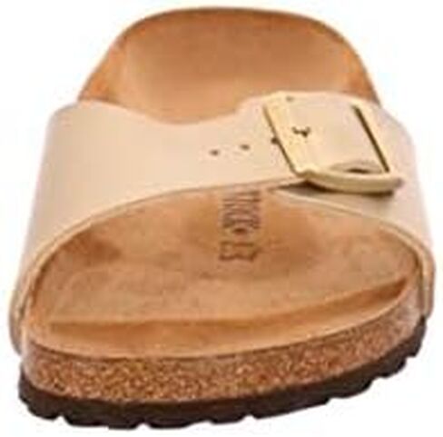 Birkenstock Women's Mules Madrid Birko-Flor Gold Sandal, 8 in Saudi Arabia