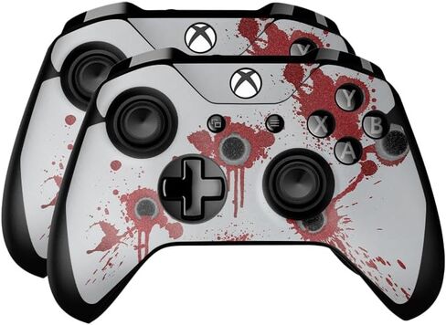 Glossy Glitter Skin متوافق مع Microsoft Xbox One Controller (حزمة 2) - Winter Rock - Premium 3M Vinyl Wrap Wrap Cover - يسهل تطبيقه | مصنوع في الولايات المتحدة الأمريكية من قبل Mayyskins in Kuwait