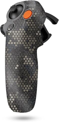 Glossy Glitter Drone Skin Compatible with DJI Motion 3 (2024) - Blue Strokes - Premium 3M Vinyl Protective Wrap Decal Cover - Easy to Apply | Crafted in The USA by MightySkins in Kuwait