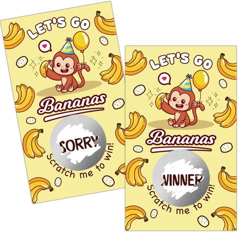 Haizct 50 Pack Forest Animals Baby Shower Game Scratch Off Cards for Baby Shower, Baby Shower Activity and Idea(Oh, Baby)-GK100 in Kuwait