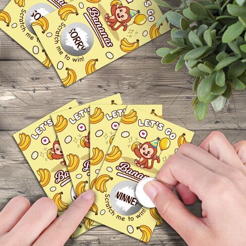 Haizct 50 Pack Forest Animals Baby Shower Game Scratch Off Cards for Baby Shower, Baby Shower Activity and Idea(Oh, Baby)-GK100 in Kuwait