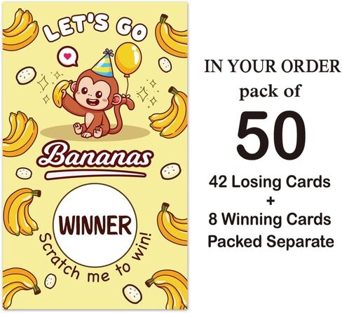 Haizct 50 Pack Forest Animals Baby Shower Game Scratch Off Cards for Baby Shower, Baby Shower Activity and Idea(Oh, Baby)-GK100 in Kuwait