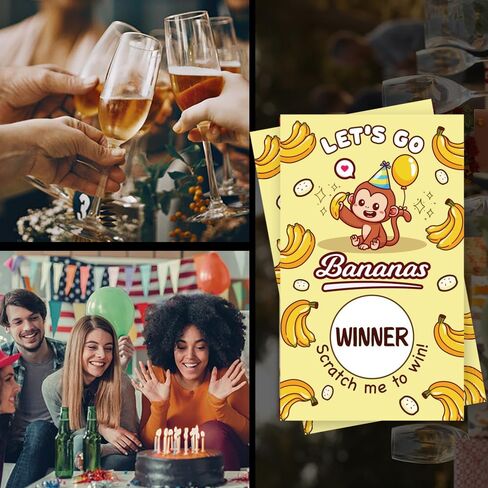 Haizct 50 Pack Forest Animals Baby Shower Game Scratch Off Cards for Baby Shower, Baby Shower Activity and Idea(Oh, Baby)-GK100 in Kuwait