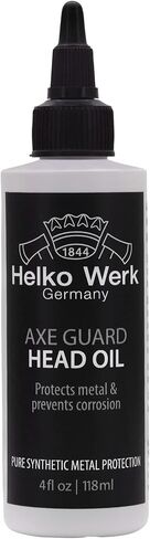 1844 Helko Werk Germany Axe Guard Protective Head Oil - 1 Oz. - Biodegradable & Eco Friendly Honing, Sharpening and Protective Axe Oil - Protect axe head from rust (AxeGuard Head Oil 1oz), HNALP3-1oz in Kuwait