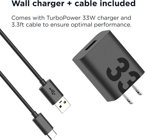 Motorola TurboPower 15W Qi Wireless Stand for Fast Charging of Moto Edge 2022/2023, Edge+ (Plus) 2023/2022/2020, Razr+ (Plus) 2023, Razr 2023, ThinkPhone by Motorola in Kuwait