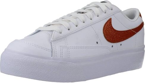 NIKE Women's Sneaker, White Pink Glaze Summit White Black, 8 in Saudi Arabia