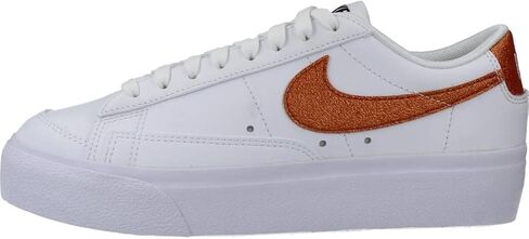 NIKE Women's Sneaker, White Pink Glaze Summit White Black, 8 in Saudi Arabia
