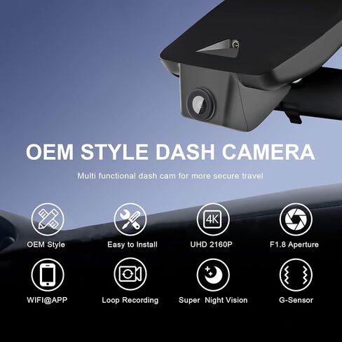 Front 4K & الخلفية 1080p DASH CAM مخصصة لتويوتا 4Runner 2020-2024 GEN5 N280 ، TRD Sport Limited Pro على الطرق الوعرة SR5 ، نظرة متكاملة OEM ، UHD 2160P فيديو ، APP & WIFI ، بطاقة 128GB in Saudi Arabia