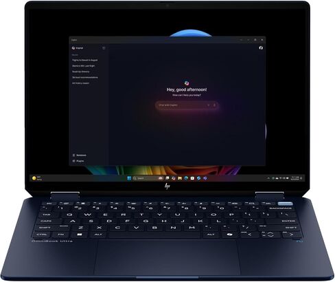 HP 2025 Omnibook Ultra Flip 2-in-1 14 "2880x1800 120Hz OLED Touch Laptop 8-Core Intel Core Ultra 7 258V 32GB LPDDR5 512GB SSD Thunderbolt 4 WIFI BT WebCAM Backlit KB Windows 11 Pro Atmospheric Blue in Kuwait