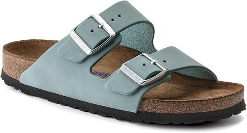 Birkenstock Women's ARIZONA Birko-Flor Patent Open Toe Sandals, Black (Schwarz Lack), 4.5 UK in Saudi Arabia