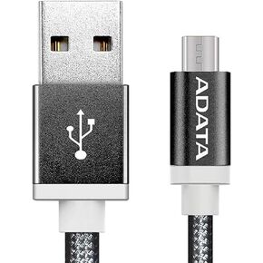 ADATA 1 m, USB2.0-A/USB2.0 Micro-B 1 m USB to Micro-USB B Black