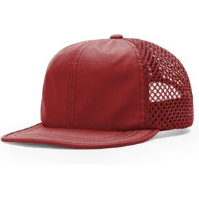 Richardson Rouge Wide Set Mesh Cap One Size Cardinal