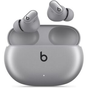 Beats Studio Buds + | True Wireless Noise Cancelling Earbuds, Built-in Microphone, Sweat Resistant, Spatial Audio - Cosmic Silver (Renewed)