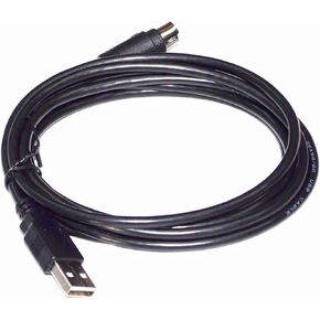 2.0 to MINI DIN 6 PIN MD6 Male Program Upgrade Cable for Automobile, A – MINI-DIN 6PIN Inspection Cable(1.8m)