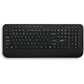 NXT Technologies Staples Wireless Comfort Keyboard, Black (NX60881)