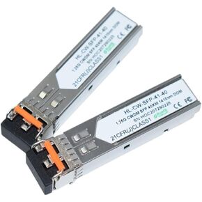 1.25G SFP CWDM 40km 1410nm SMF Dual DOM modules with LC Connector