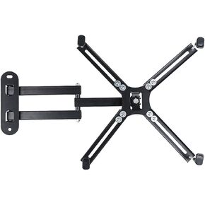 Adjustable Full Motion LCD TV Wall Mount Monitor Bracket Support Screen Bracket Adaptor for NO VESA Hole Screen