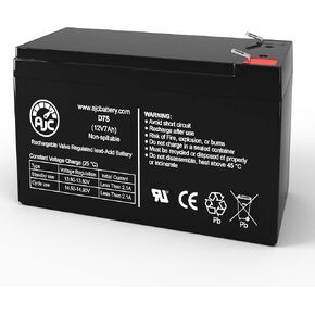 AJC Battery Compatible with Leoch DJW12-7.0 12V 7Ah Sealed Lead Acid Battery
