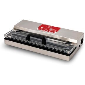 شركة Harvest Company Grade Grade Food Sealer ، شفط قوي بقيمة 550 واط ، والأختام التي يصل إلى 15 "أكياس عريضة مع شريط حراري 5 مم ، والفولاذ المقاوم للصدأ ، والشاشة الرقمية