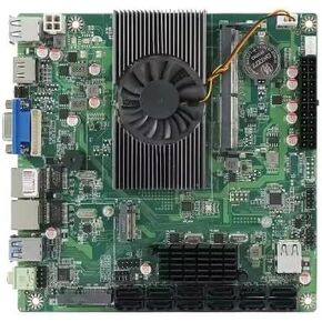 12 x SATA Storage Server NAS Motherboard 12 Bay, Intel Celeron N5905, 2 x RTL8111H,VGA, HDMI,Expansion, NVME M.2,Mini ITX 17 x 17cm, 24+4 ATX Power