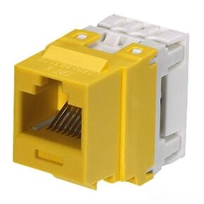 Panduit NK688MYL Category-6 8-Wire Jack Module, Yellow