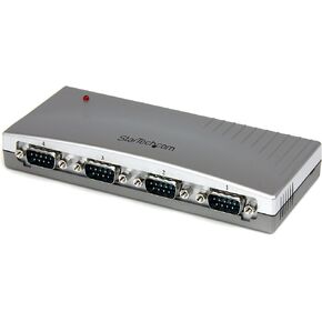 StarTech.com 4 Port USB to RS-232 Serial DB9 Adapter - Serial Adapter - 4 Ports (ICUSB232_4)