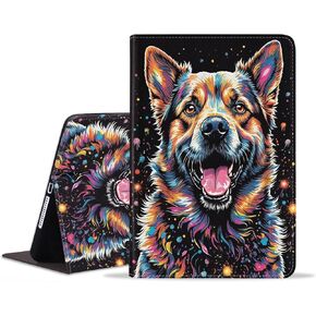 حالة لـ iPad (A16) الجيل الحادي عشر 11 بوصة 2025 ، جيل iPad العاشر 10.9 بوصة 2022 ، غطاء الورقة الممتازة PU مع النوم التلقائي/الاستيقاظ ، الزهور الأرجواني والفراشة in Kuwait