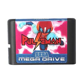 Royal Retro Pulseman (Pulse Man) 16 Bit MD Game Card for Sega Mega Drive for Genesis- (NTSC-U)