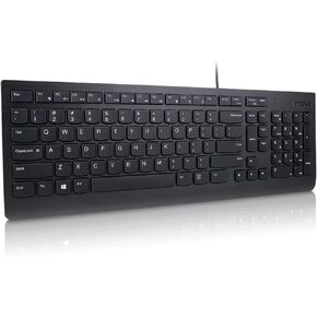 Lenovo Essential Wired Keyboard (Black) - US English 103P