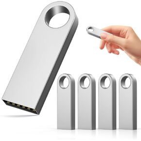 محرك أقراص فلاش USB 64 جيجابايت ، Hrich USB Flash Drive 2.0 5 قطع ، عصا الذاكرة لتخزين البيانات ، مشاركة الملفات ، محرك أقراص فلاش الذاكرة للكمبيوتر ، الكمبيوتر المحمول (الذهب 64 جيجابايت)