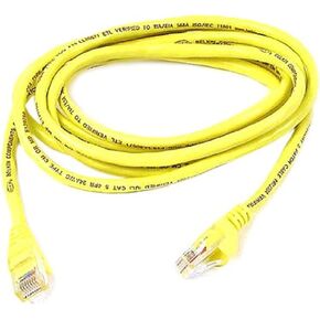 Belkin 1730658 40FT Yellow CAT6 Patch Cable Snagless