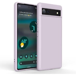 Vanjua Case for Google Pixel 6A (Only), Stylish Silicone Slim Full-Body Protective Phone Cover Compatible with Google Pixel 6A Case Black in Kuwait