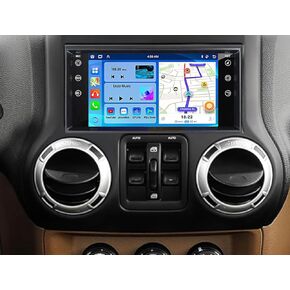4+64G Car Stereo Radio for Dodge Grand Caravan 2008-2018, for Chrysler Town & Country 2008-2016 Wireless Carplay Android Auto 7'' Touchscreen GPS Navigation for Dodge Ram 1500/2500/3500 09-12