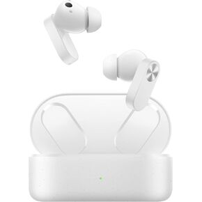 OnePlus Nord Buds 2 True Wireless in Ear Earbuds with Mic, Up to 25dB ANC 12.4mm Dynamic Titanium Drivers, Playback: Up to 36hr case, 4-Mic Design, IP55 Rating, Fast Charging Lightning White