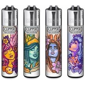 Clipper Lighters Goddessess Mix (4ct)